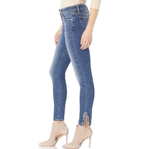 Joe’s Jeans Icon Midrise Skinny Ankle Gem Slit 26 - Picture 2 of 8